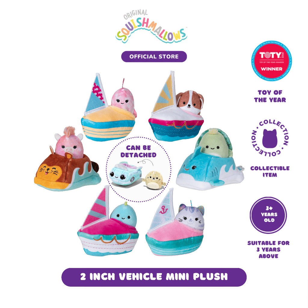 Jual Squishville Vehicle Mini Plush 2 Inch - Mainan Koleksi | Shopee ...