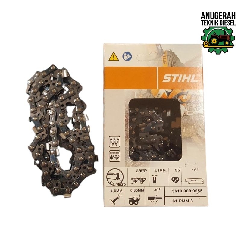Jual Rantai Chainsaw Stihl MS 180 16 Inch Original | Shopee Indonesia