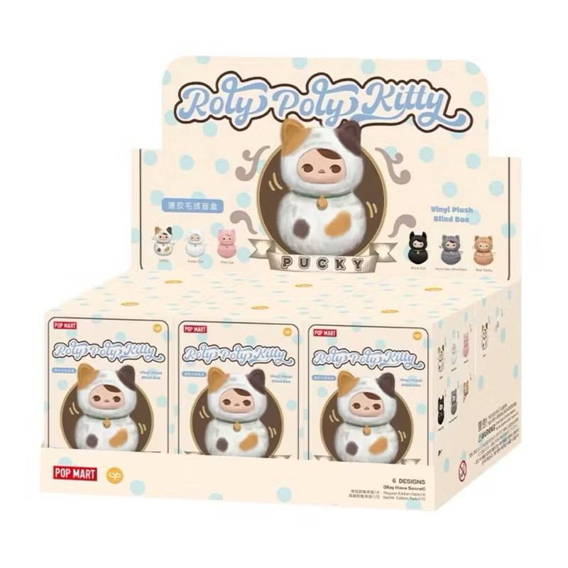 Jual POP MART PUCKY ROLY POLY KITTY VINYL PLUSH SERIES ACTION FIGURE ...