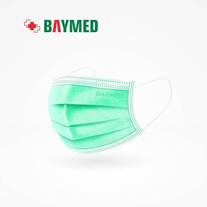 Jual Masker Medis Baymed Earloop 3 ply Masker Surgical 3ply Earloop ...