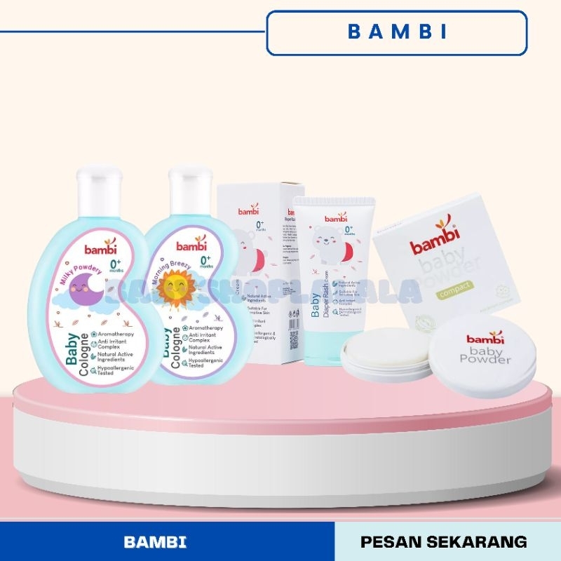 Jual Bambi Skincare | Cologne, Compact Powder, Diaper Rash Cream ...