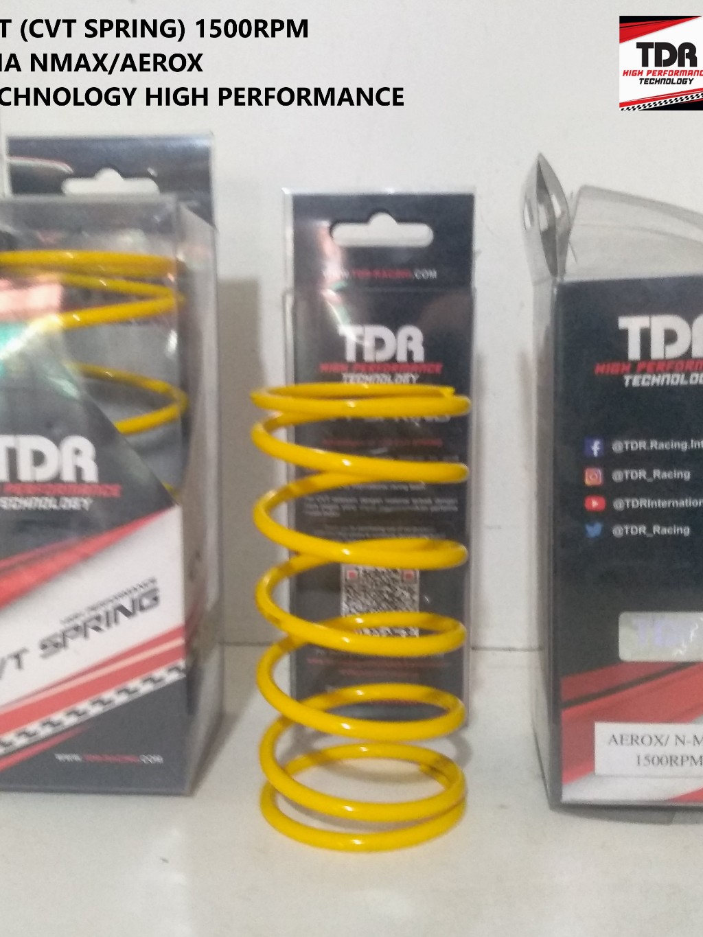 Jual CVT SPRING PER CVT YAMAHA AEROX 155 NMAX NEW TDR RACING 1500RPM ...