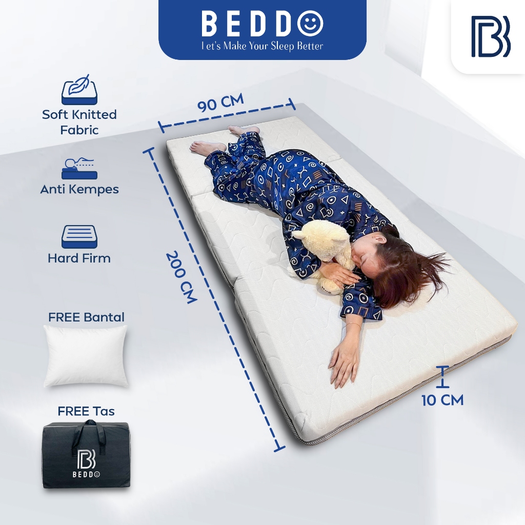 Jual Beddo Trifold Orthopedic Mattress 90x200x10 cm | Shopee Indonesia