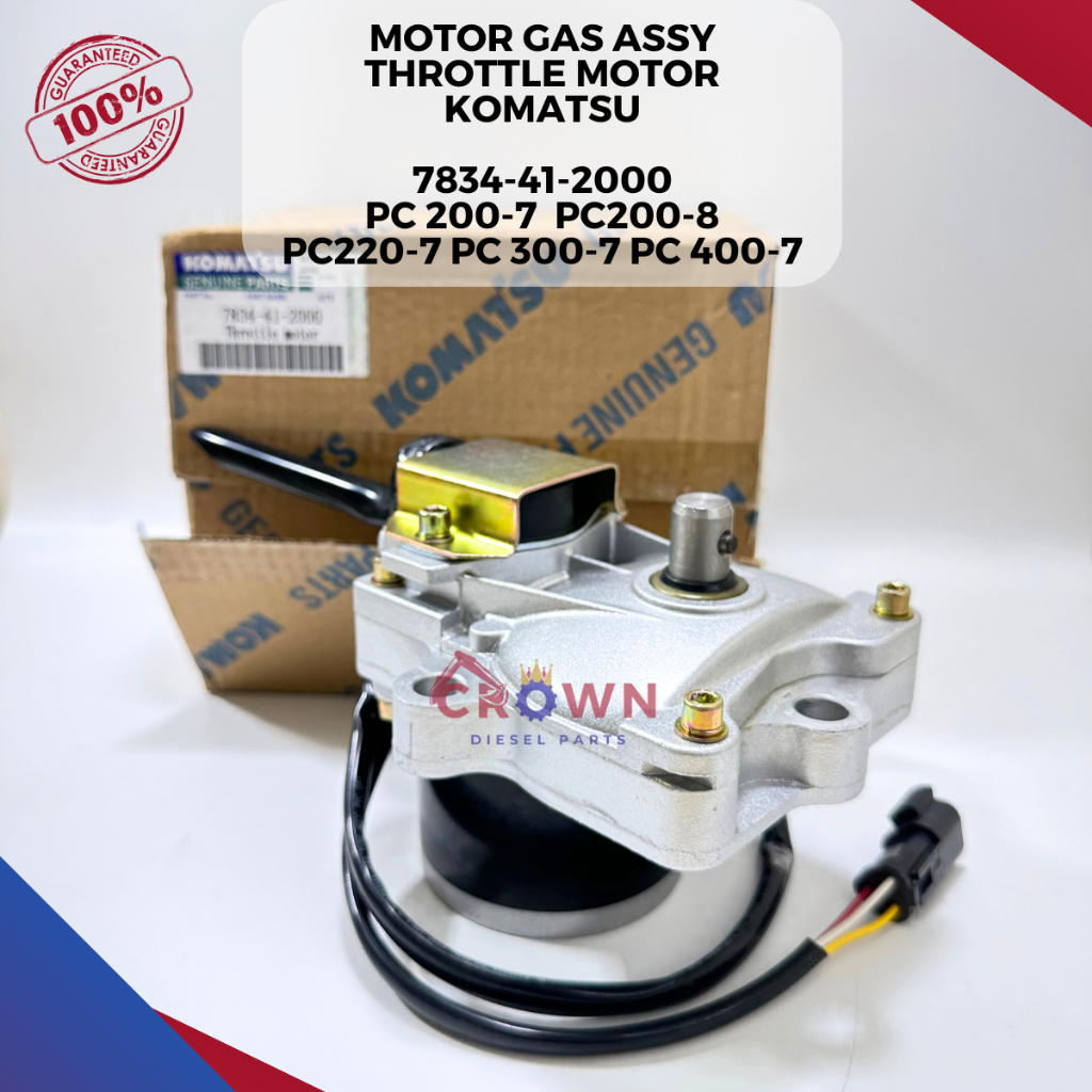 Jual Motor Gas PC200-7 PC200-8 7834-41-2000 Throttle Motor Komatsu ...