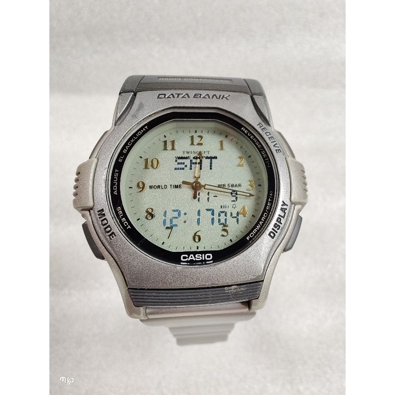 カシオ データバンク 電波時計 FKT-2000J 未使用 カシオ データバンク 電波時計 FKT-2000J 未使用 【公式通販】