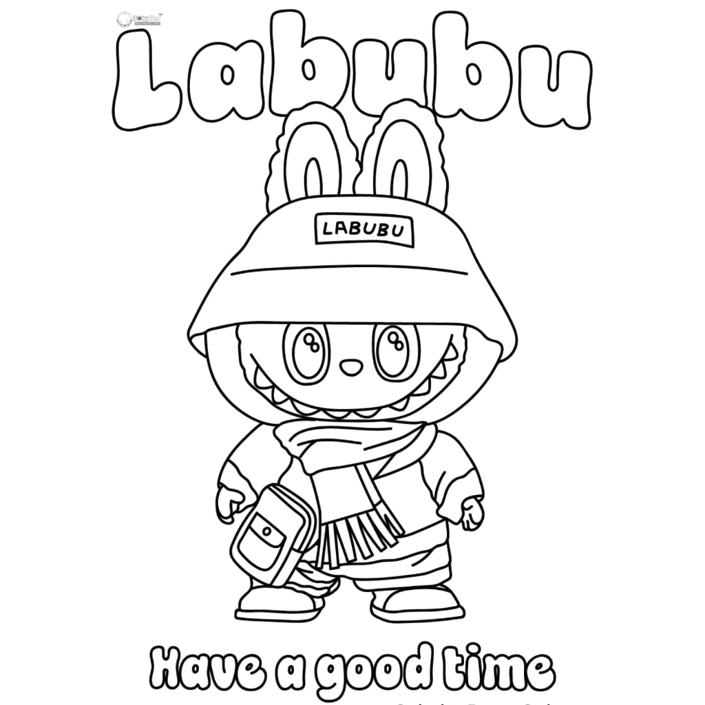 Jual BABYBAR COLORING BOOK LABUBU / KERTAS MENGGAMBAR LABUBU / BUKU ...