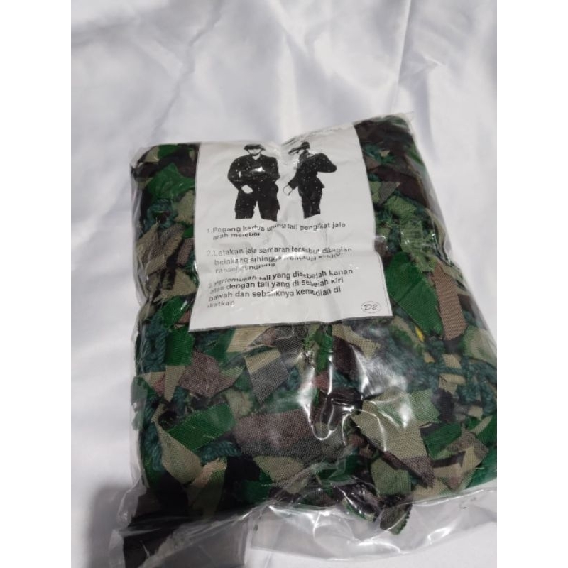 Jual SAMARAN RANSEL HELM TNI 1 SETEL / SAMARAN HELM | Shopee Indonesia