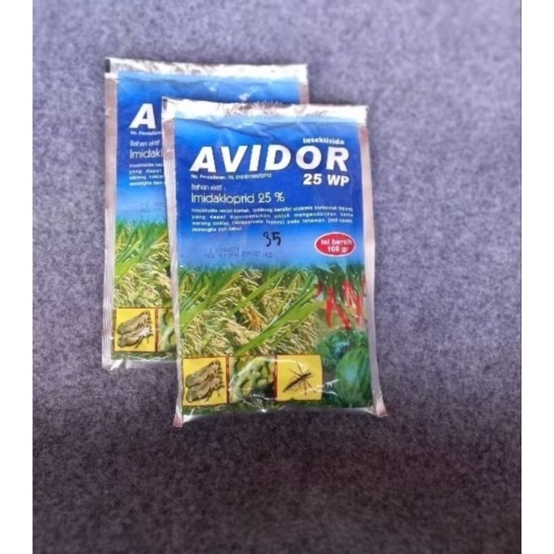 Jual AVIDOR h/ INSEKTISIDA AVIDOR 25 WP / 100 gram / HAMA PADA TANAMAN ...