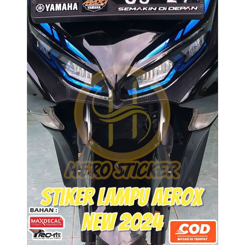 Jual Sticker stiker lampu variasi aerox new 2020 sampai 2023 | Shopee ...