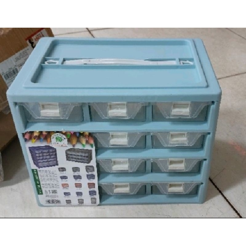 Jual Laci Mini Container 12 Sekat Green Leaf 7912 AE4 / Kotak Perkakas ...