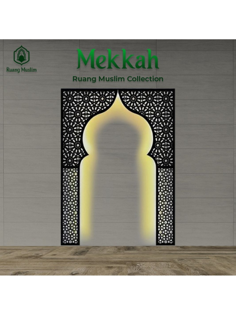 Jual Mihrab Mushola Rumah Estetik Islamic FREE LED | MEKKAH | Shopee ...