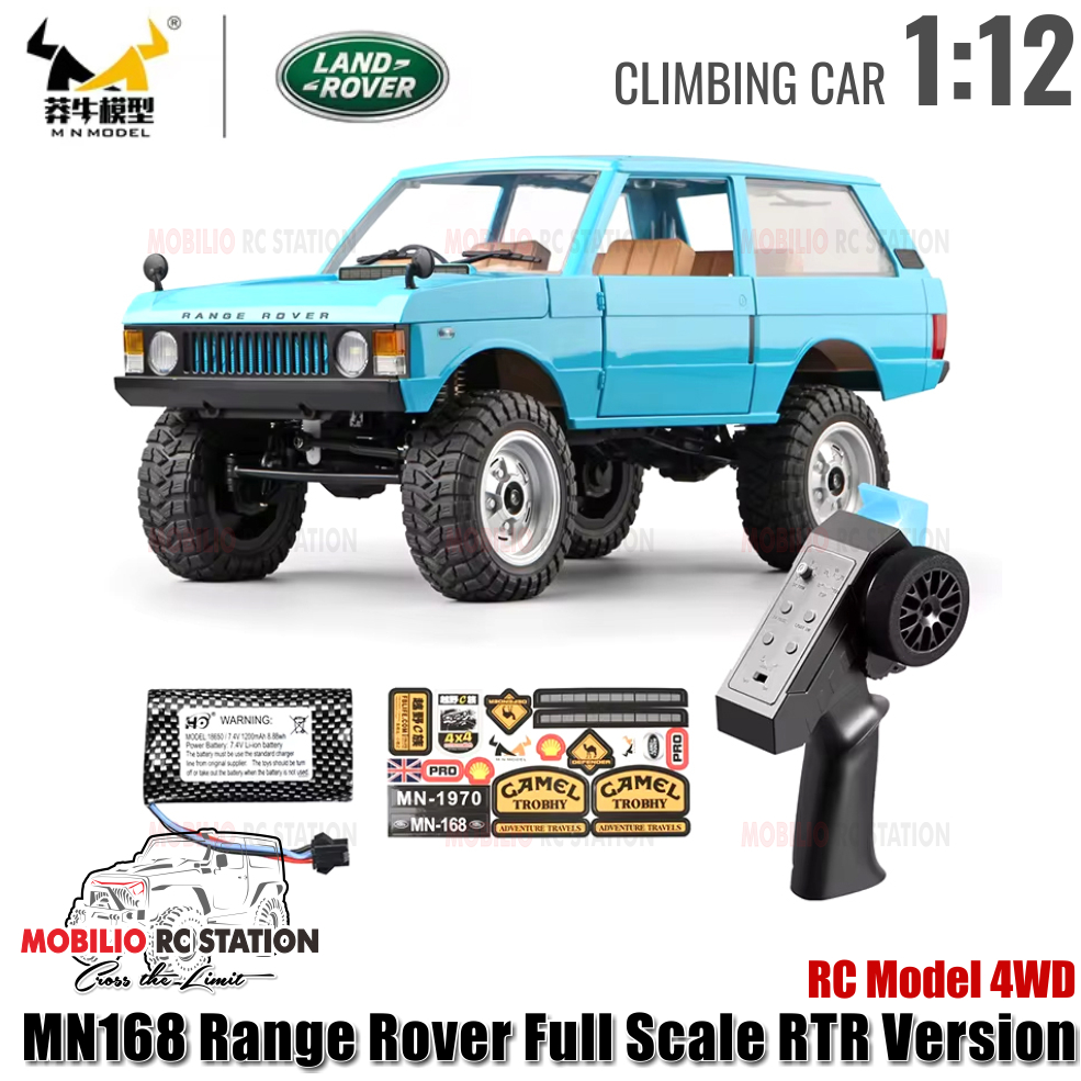 MN168 Range Rover Full Scale RTR Version 1/12 Climbing Car RC Crawler  Adventure