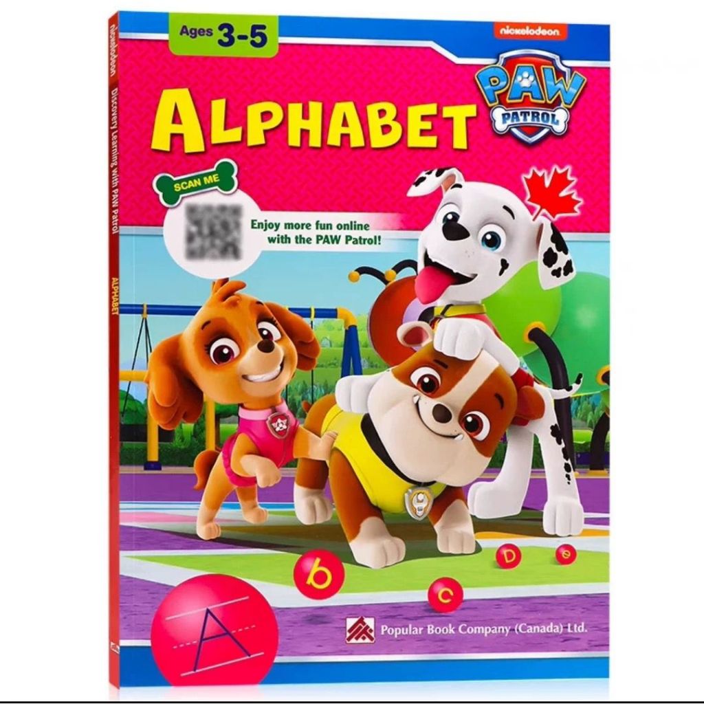 Jual Buku Belajar Membaca Paw Patrol Phonic and Spelling age 3-5 ...
