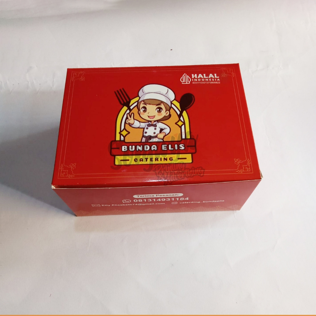 Jual custom Paper Snack Box NBK Ivory Food Grade Tebal / Snack box Kue ...
