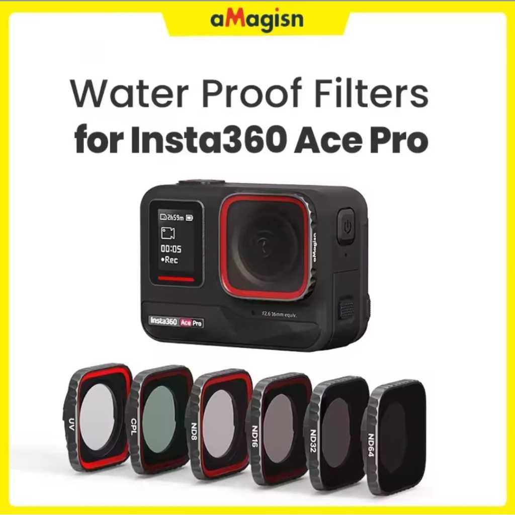 Filtres UV Pour Insta360 Ace Pro – Kit Protection Objectif – Verre 1,5 Mm Anti-rayures