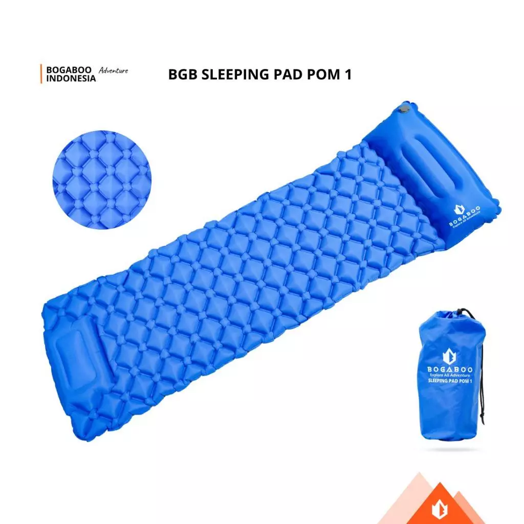 SLEEPING PAD BOGABOO SERI POM 1 - Matras Angin BOGABOO Size 190 x 58 cm