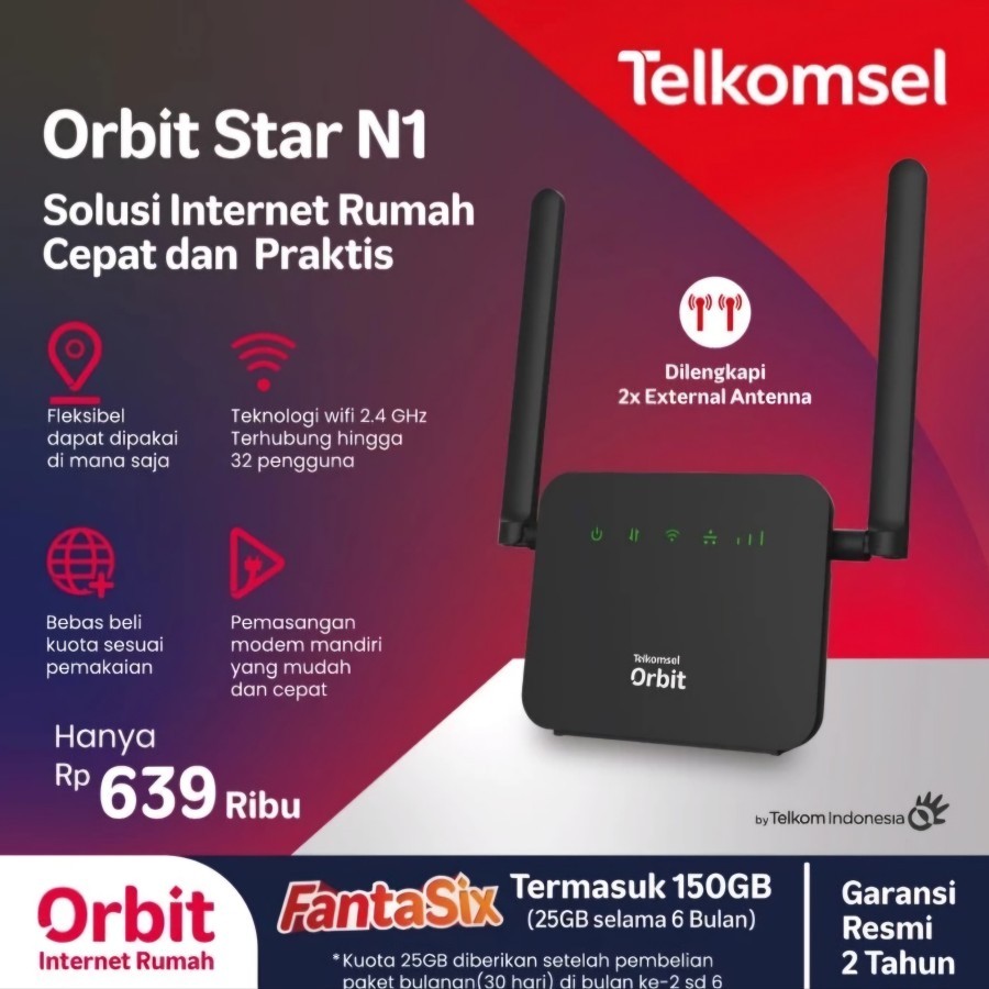 Jual Orbit Star N1 Modem Router WiFi 4G High Speed | Shopee Indonesia