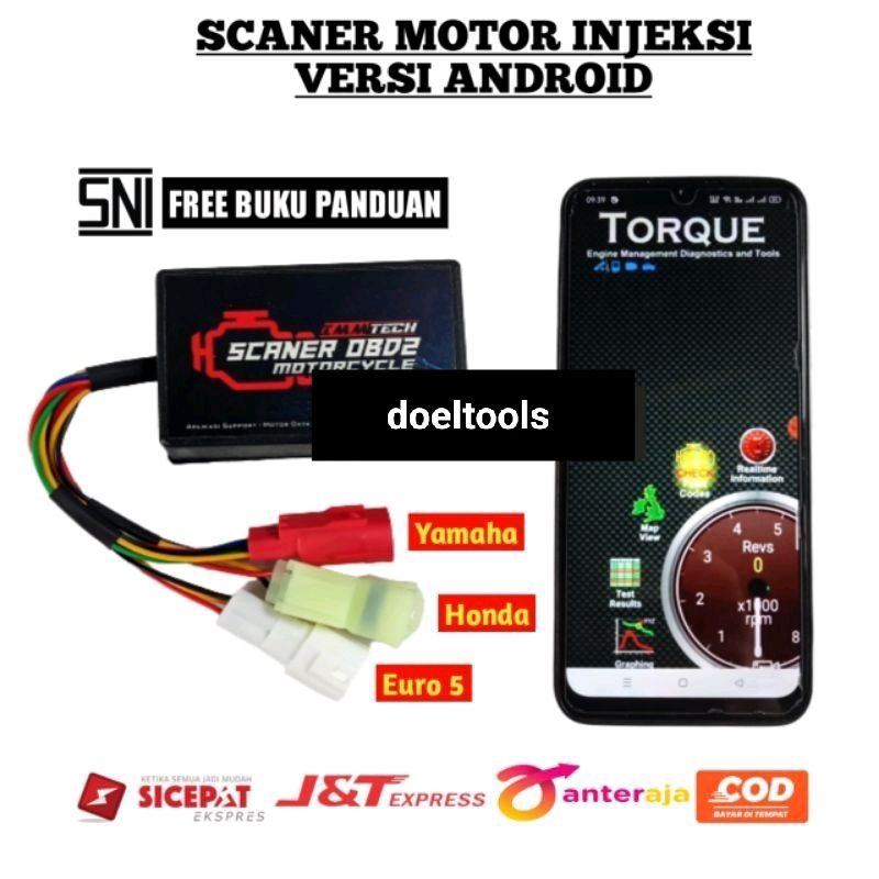Jual Alat SCANNER Motor Injeksi SCANNER OBD 2 MOTOR INJEKSI VERSI ...