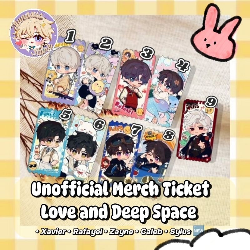 Jual (CLEARANCE/BELUM INFO RESTOCK) Merch Ticket Stub Love and Deep ...