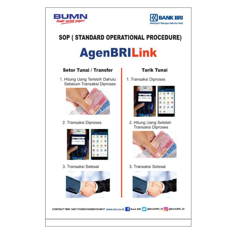 Jual Stiker Vinyl SOP 1 Agen BRILink | Shopee Indonesia