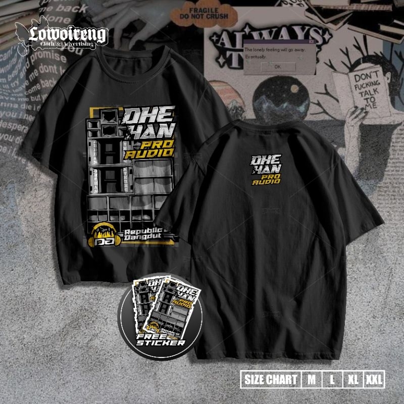 Jual Kaos Dhehan Pro Audio - Limited Edition - Cotton Combed Premium ...
