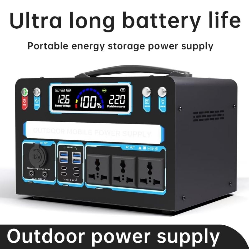 ESEPOWER ポータブル電源 400W 軽量 かぶれる 414Wh/112000mAh