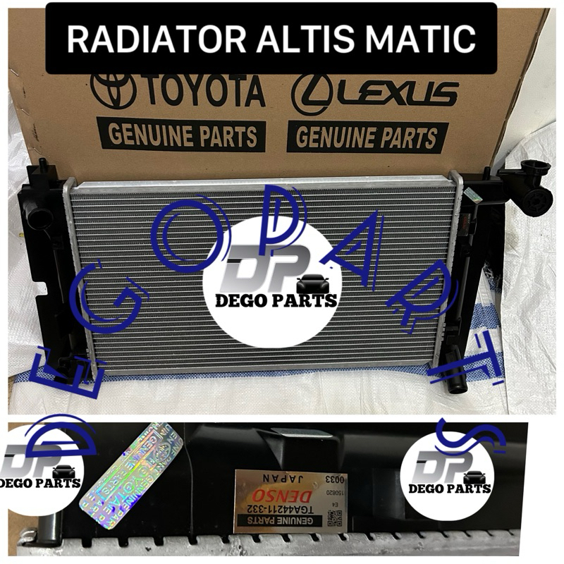 Jual RADIATOR ASSY TOYOTA ALTIS MATIC GEN 1 2001-2006 ASLI ORIGINAL ...