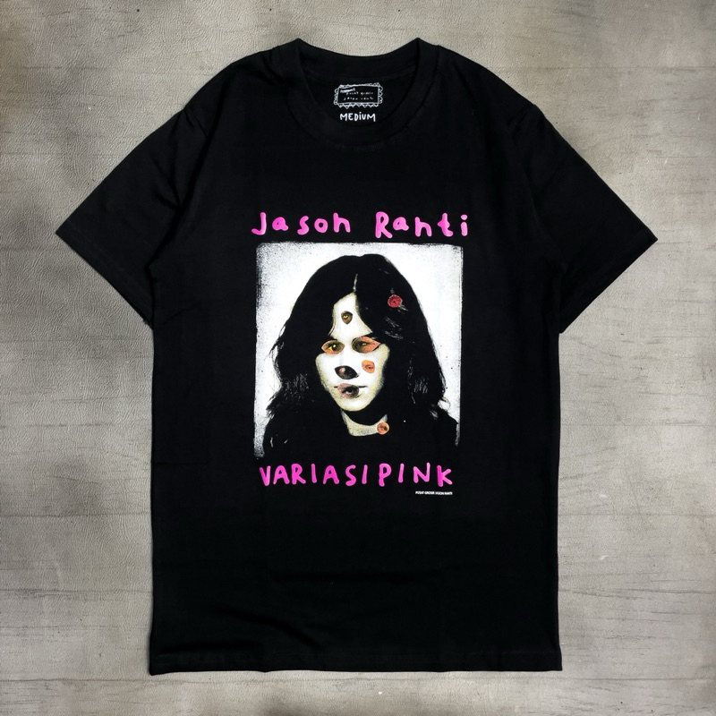 Jual Jason Ranti - Variasi Pink | Tshirt Black Original Merchandise ...
