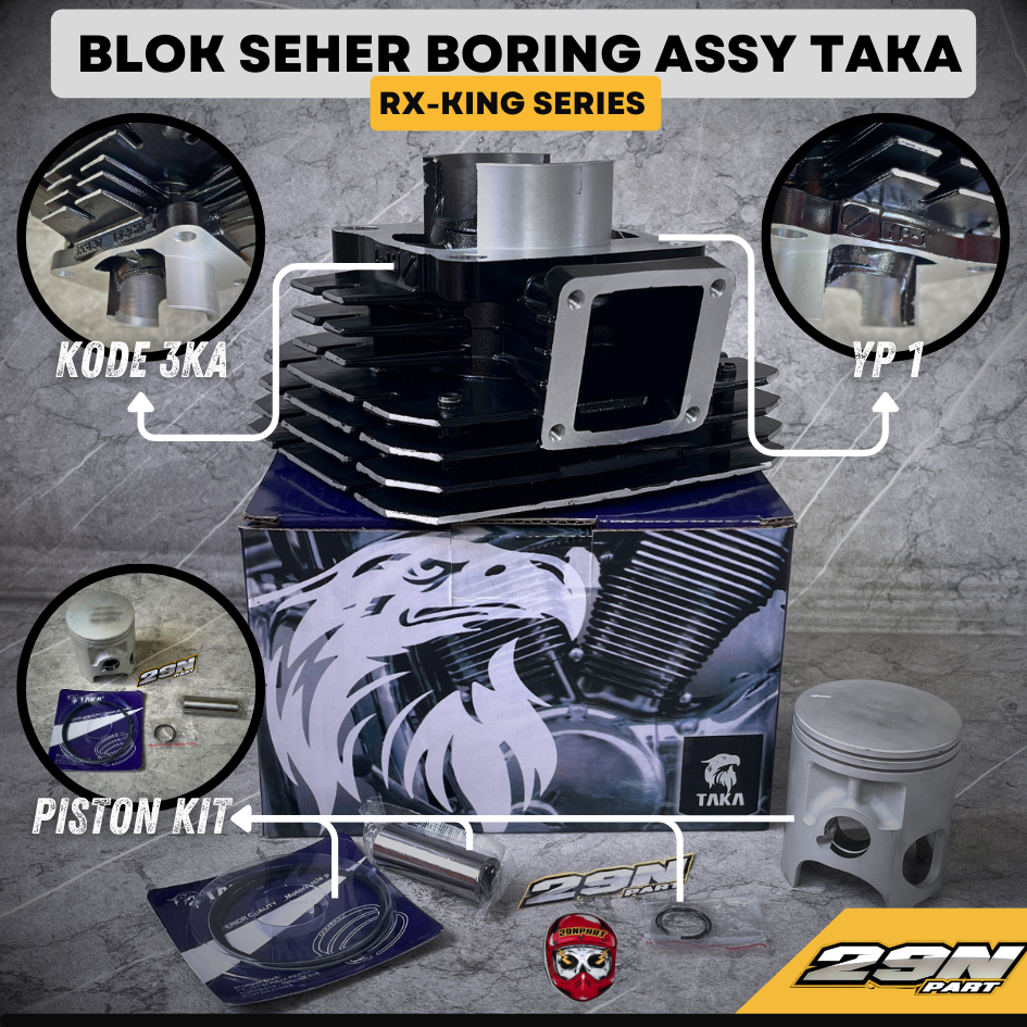 Jual Block Blok Cylinder Seher Boring TAKA ORIGINAL Rx King Rxking YP1 ...