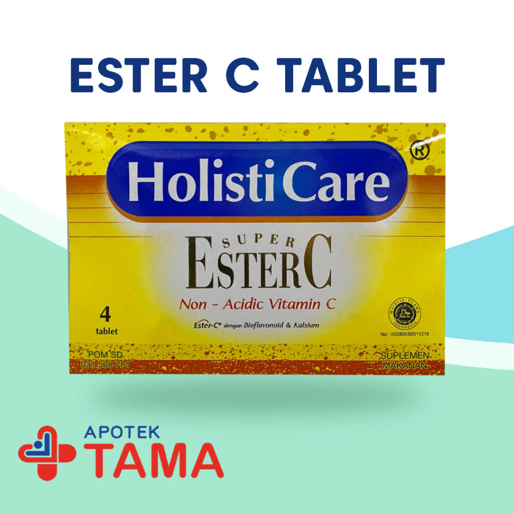 Jual Ester C Strip Isi 4 Tablet | Shopee Indonesia