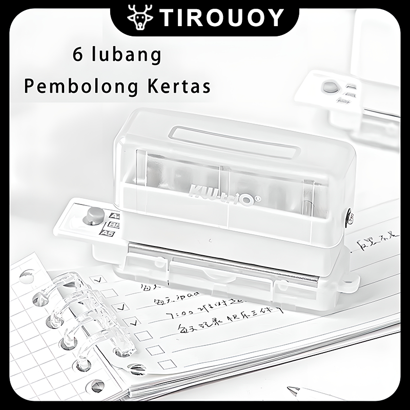 Jual pembolong kertas mini/pembolong kertas /A4 A5 B5 6 lubang Mini
