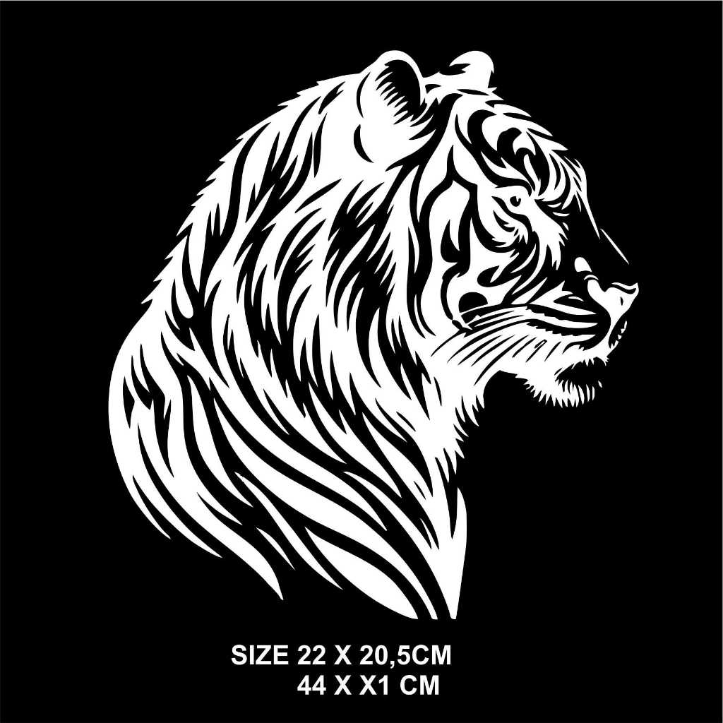 Jual Cutting Sticker Macan Melamun Untuk Body Kaca Mobil Kualitas ...