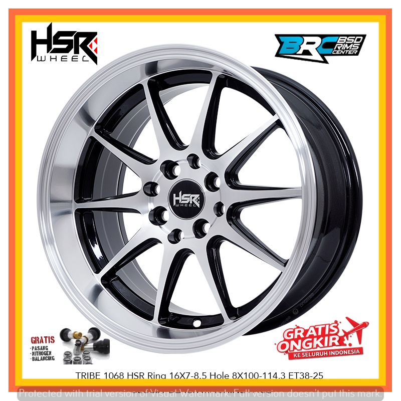 Jual velg mobil jazz mobilio city brio avanza hsr tribe r16 velg celong ...