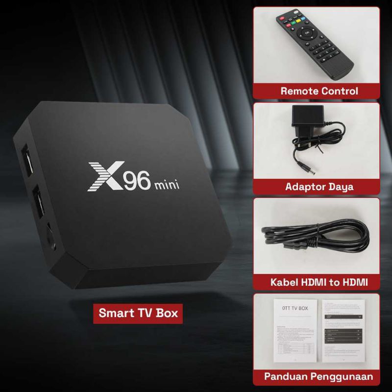 Jual STB Android X96 Mini (Chipset Allwinner H313S) | Shopee Indonesia