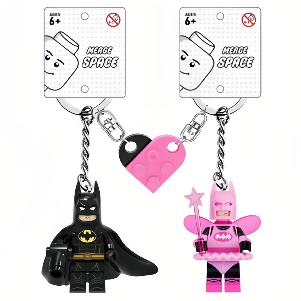 Jual Merge Matching Lucu Keychains Batman & Fairy Batman /Gantungan ...
