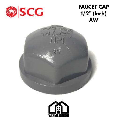 Jual SCG FAUCET CAP / DOP DRAT DALAM PVC 1/2