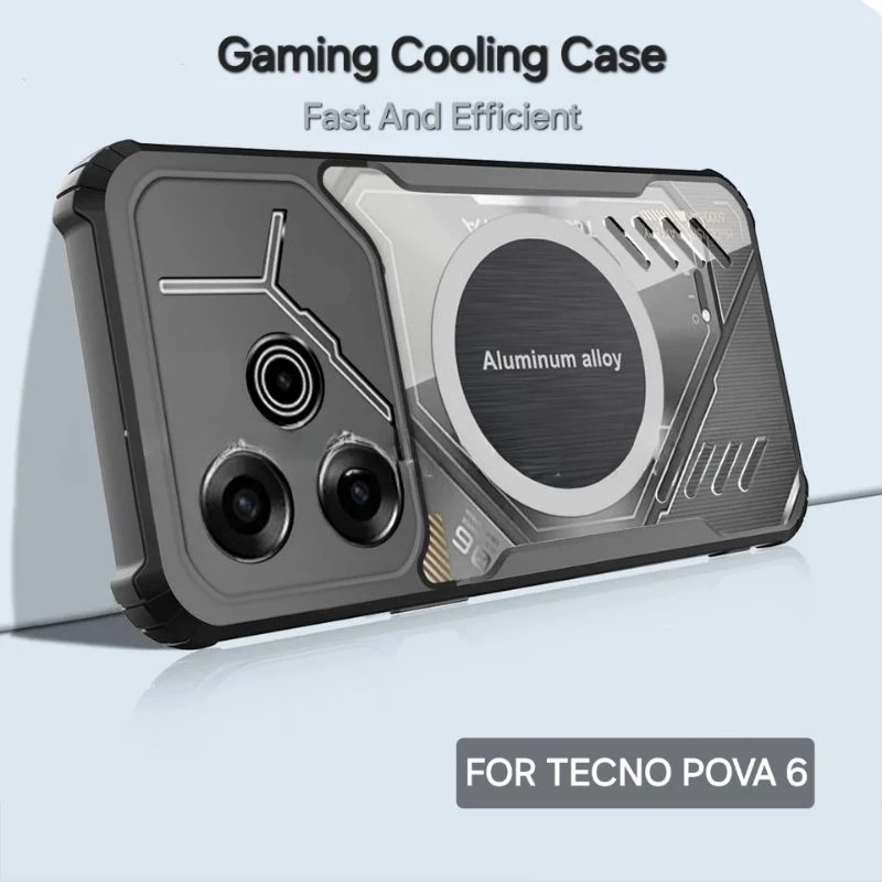 Jual Case Cooling Tecno Pova 6 NFC / Pova 6 Pro 5G Casing Gaming ...