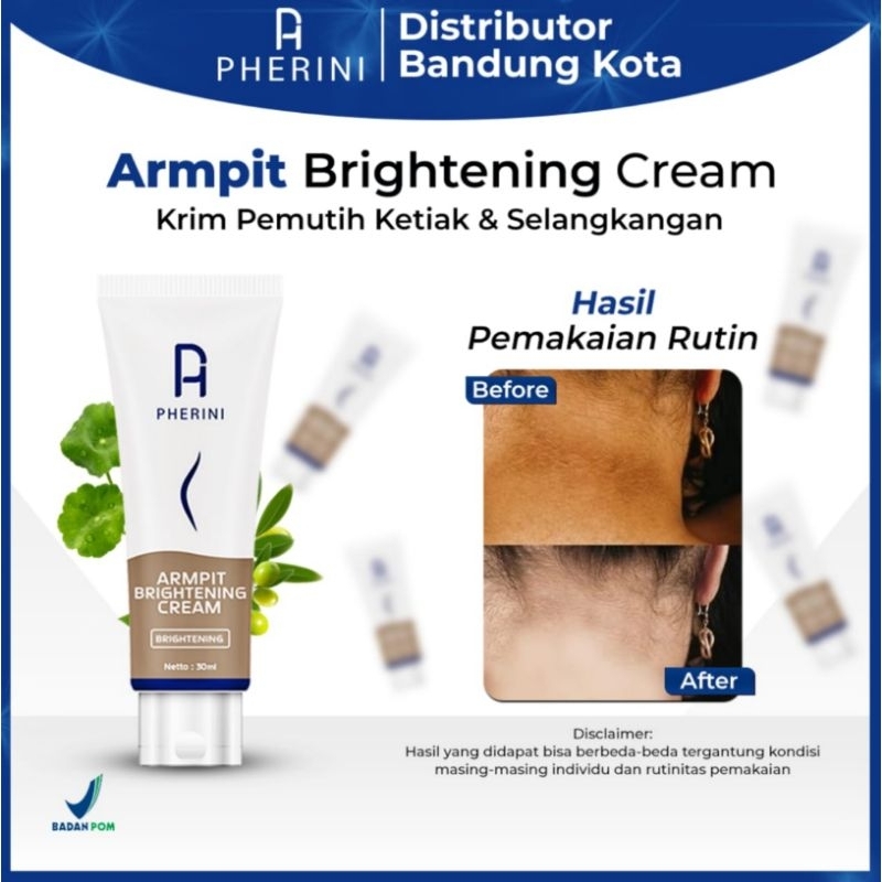 Jual PHERINI Armpit Brightening Cream Paket 3 Pemutih Ampuh ...