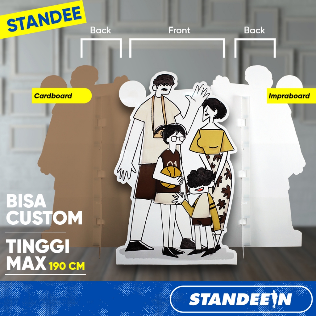 Jual Standee Custom Company Event Real Size Bisa Custom Gambar | Shopee ...