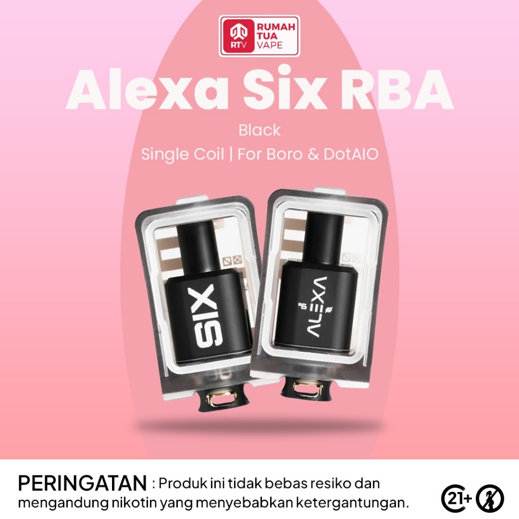 Jual ALEXA SIX RBA BLACK SINGLE COIL FOR BORO & DOTAIO | Shopee Indonesia