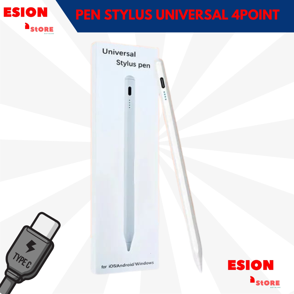 Jual Capacitive Pen LED Digital Display Stylus Pen Online Class IPAD ...