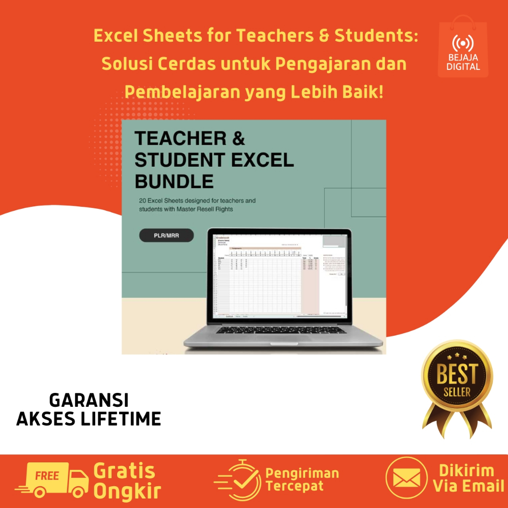 Jual Excel Sheets for Teachers & Students untuk Edukasi yang Lebih Baik ...
