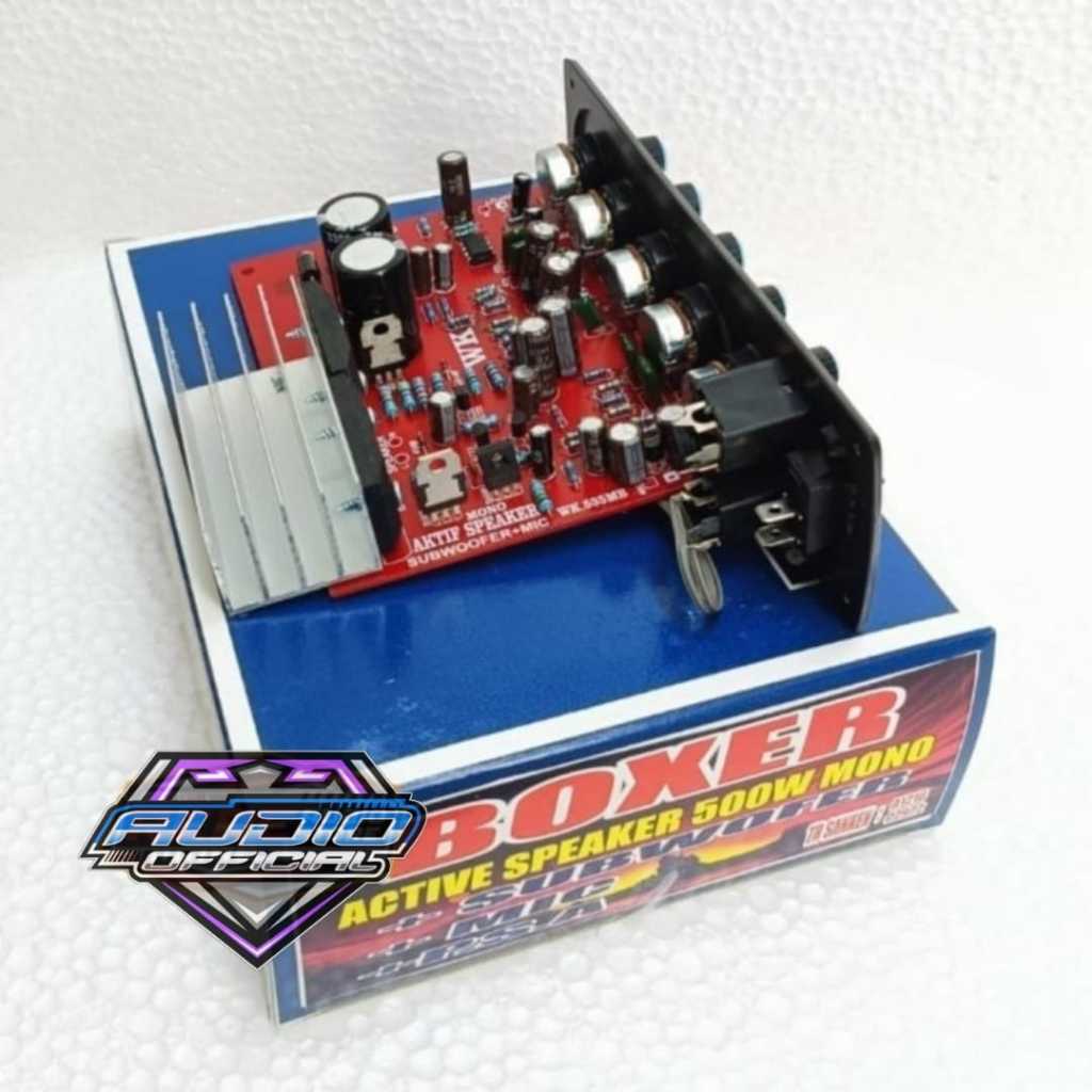 Jual Power Speaker Aktif BOXER 500W Transistor SANKEN 5DY 2sa1216 ...