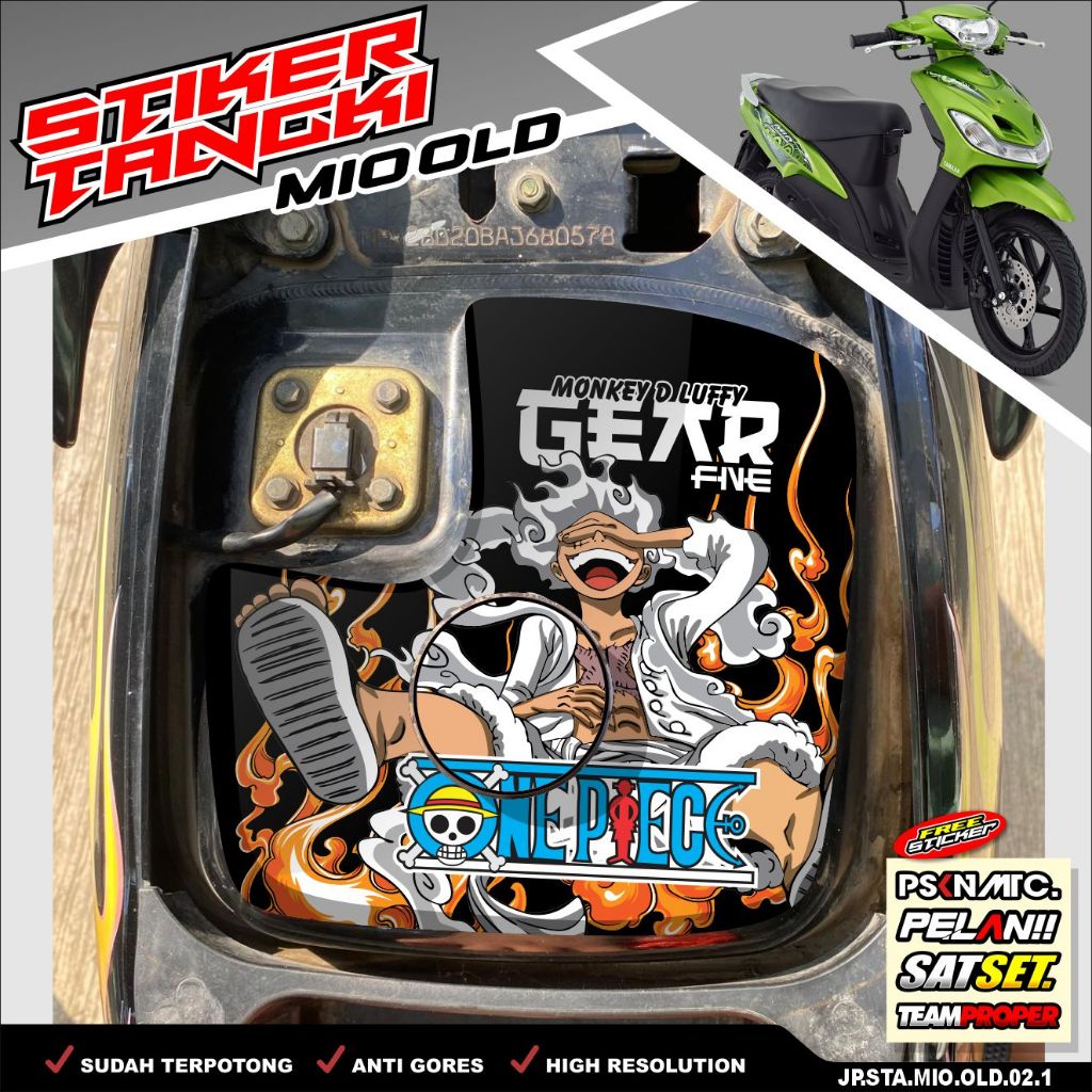 Jual Stiker Tangki Bensin Mio SPorty Mio Smile Old Sticker Tengki Motor ...