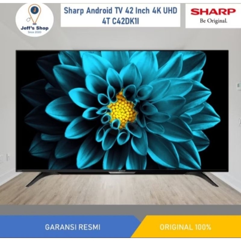 Jual SHARP 4K ULTRA HD ANDROID TV 42 INCH 4T-C42DK1I | Shopee Indonesia