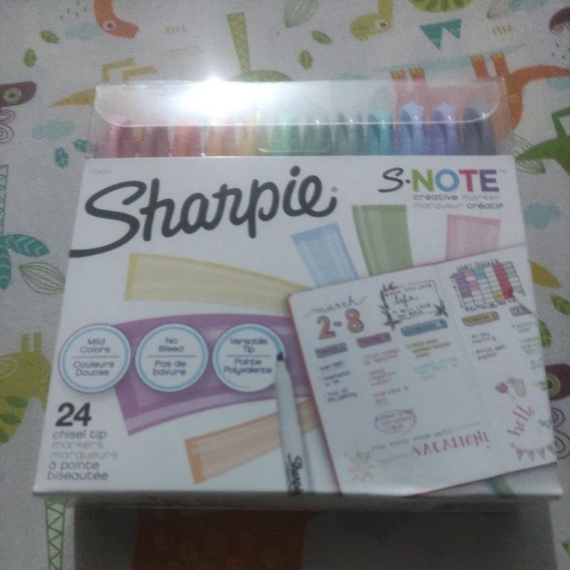 Pack Color Names Sharpie S-Note Creative Markers (24-Pack) Dual