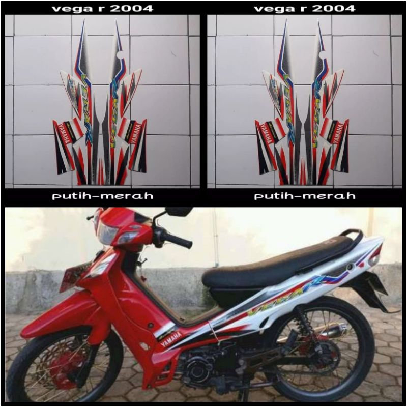 Jual STIKER STRIPING LIS LES POLET PLAT PLISIR BODY MOTOR YAMAHA VEGA R ...