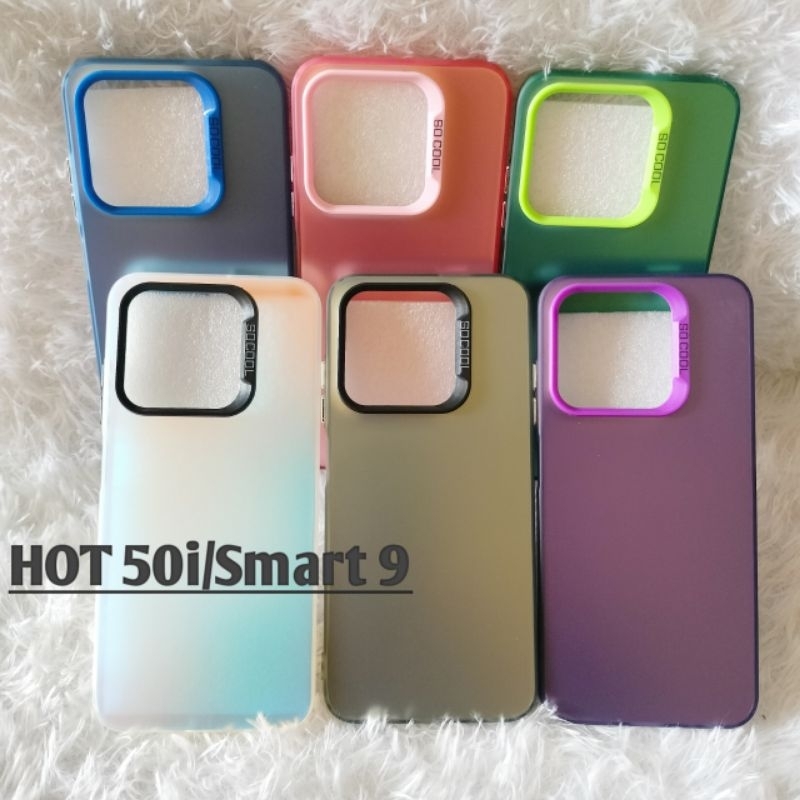 Jual CASE IMD HYBRID PLATE HOLOGRAM infinix Hot 50i / Smart 9 SILICON ...