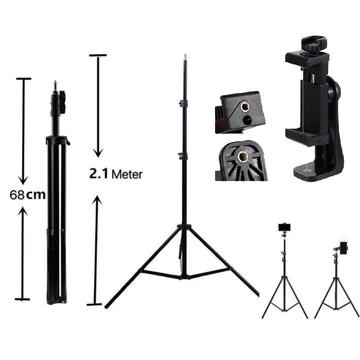 Ring Light Make Up Stand Tripod Lampu Selfie Vlog 26cm LED Dreal Entrepreneur