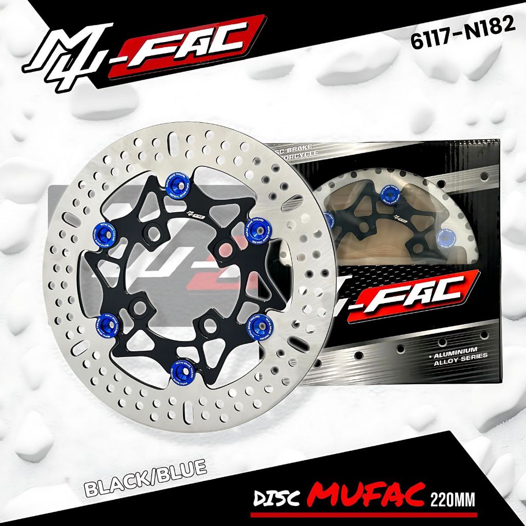 Jual Cakram Depan MUFAC N182 Floating Disc 220mm lubang 4 | Shopee ...